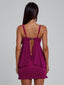 GEORGINA MINI SKIRT PLUM Mini Skirt 