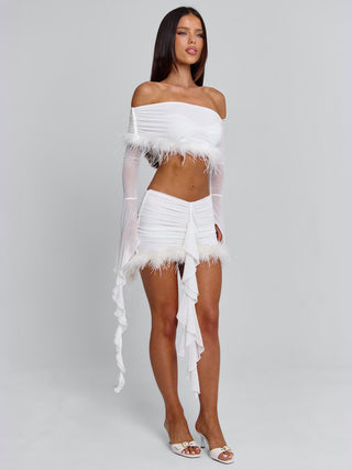 GILDA MINI SKIRT WHITE Mini Skirt 