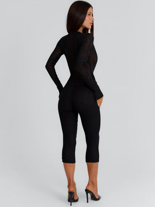 GIOVANA CAPRI JUMPSUIT BLACK Jumpsuit 