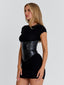 GLOWEN MINI DRESS BLACK Mini Dress 
