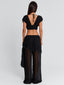 HAILLIE TOP BLACK Crop Top 