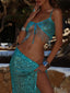 HARRPER CROP TOP TURQUOISE Crop Top 