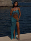 HARRPER CROP TOP TURQUOISE Crop Top 