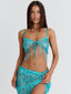 HARRPER CROP TOP TURQUOISE Crop Top 