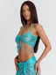 HARRPER CROP TOP TURQUOISE Crop Top 