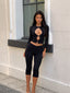HERA CAPRIS BLACK Pants 