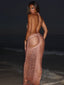 KAELANI MAXI DRESS ROSE GOLD Maxi Dress 