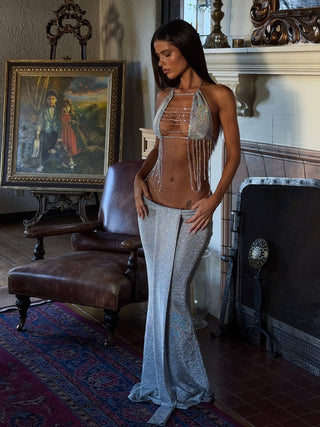 NIVRA TOP SILVER Crop Top 