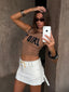 WILLOWA TOP TAN Crop Top 