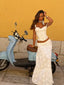LAURO CORSET TOP WHITE Corset Top 