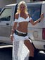 RIVANA MAXI SKIRT WHITE Maxi Skirt 