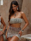 VALINA MINI SKIRT GOLD Mini Skirt 