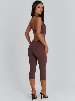 ISABELA JUMPSUIT DARK CHOCOLATE Jumpsuit 