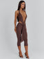 ISABELA JUMPSUIT DARK CHOCOLATE Jumpsuit 