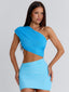 ISLAN MINI DRESS BLUE Mini Dress 