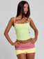JACQUELINE TOP LIME Crop Top 