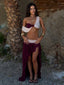 JADAI CROP TOP WINE Crop Top 