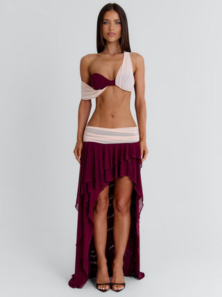 JADAI CROP TOP WINE Crop Top 