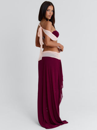 JADAI CROP TOP WINE Crop Top 