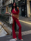 JANIYA PANTS RED Pants 