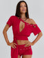 JANIYA SHORTS RED Shorts 