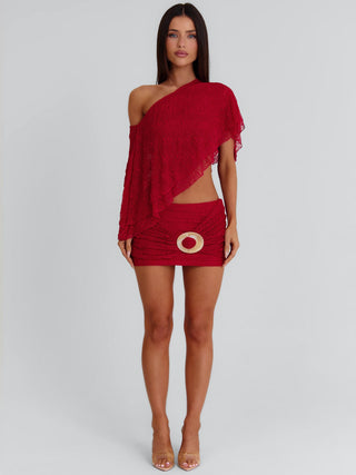 JILLIAN TOP RED Crop Top 