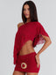 JILLIAN TOP RED Crop Top 