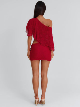JILLIAN TOP RED Crop Top 