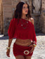 JILLIAN TOP RED Crop Top 