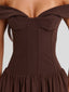 JUNIPIA MAXI DRESS CHOCOLATE Maxi Dress 