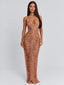 KAELANI MAXI DRESS ROSE GOLD Maxi Dress 