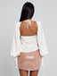 KAVANA MINI SKIRT ROSE GOLD Mini Skirt 