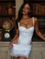 CAYANA MINI SKIRT WHITE Mini Skirt 