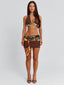 KATEY MINI SKIRT BROWN Mini Skirt 