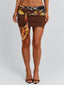 KATEY MINI SKIRT BROWN Mini Skirt 
