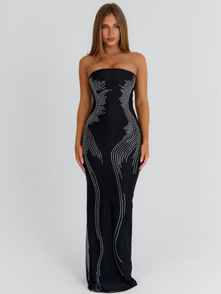 KATHIE DRESS BLACK Maxi Dress 
