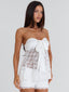 KELSIE TOP WHITE Crop Top 