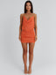 KLOEY MINI DRESS ORANGE Mini Dress 