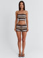 LANAA TOP NEUTRAL STRIPE Crop Top 