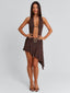 LEILINI MINI DRESS CHOCOLATE Mini Dress 