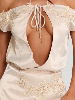 LILLIANNE MINI DRESS IVORY Mini Dress 