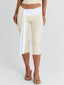 LINDAY CAPRI PANTS WHITE AND CREAM Pants 