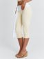 LINDAY CAPRI PANTS WHITE AND CREAM Pants 