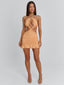 LIVAI MINI DRESS PEACH Mini Dress 