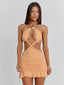 LIVAI MINI DRESS PEACH Mini Dress 