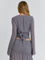 LIVVIE TOP GREY Blouse 