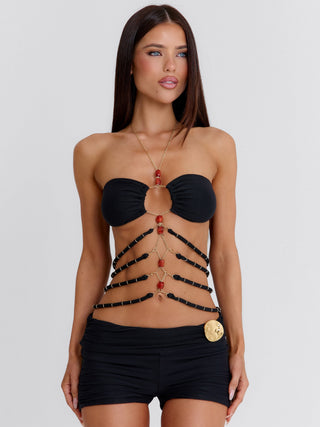 LORALEI TOP BLACK Crop Top 