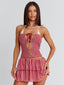 LORENA MINI DRESS RED GINGHAM Mini Dress 