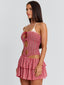 LORENA MINI DRESS RED GINGHAM Mini Dress 