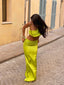 LUCCY MAXI SKIRT CHARTREUSE Maxi Skirt 